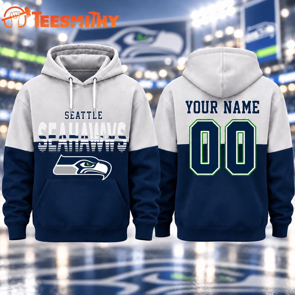 Seattle Seahawks 2026 NFL Varsity Stripe Hoodie