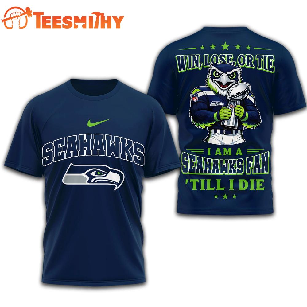 Seattle Seahawks NFL 2026 Super Bowl Till I Die T Shirt