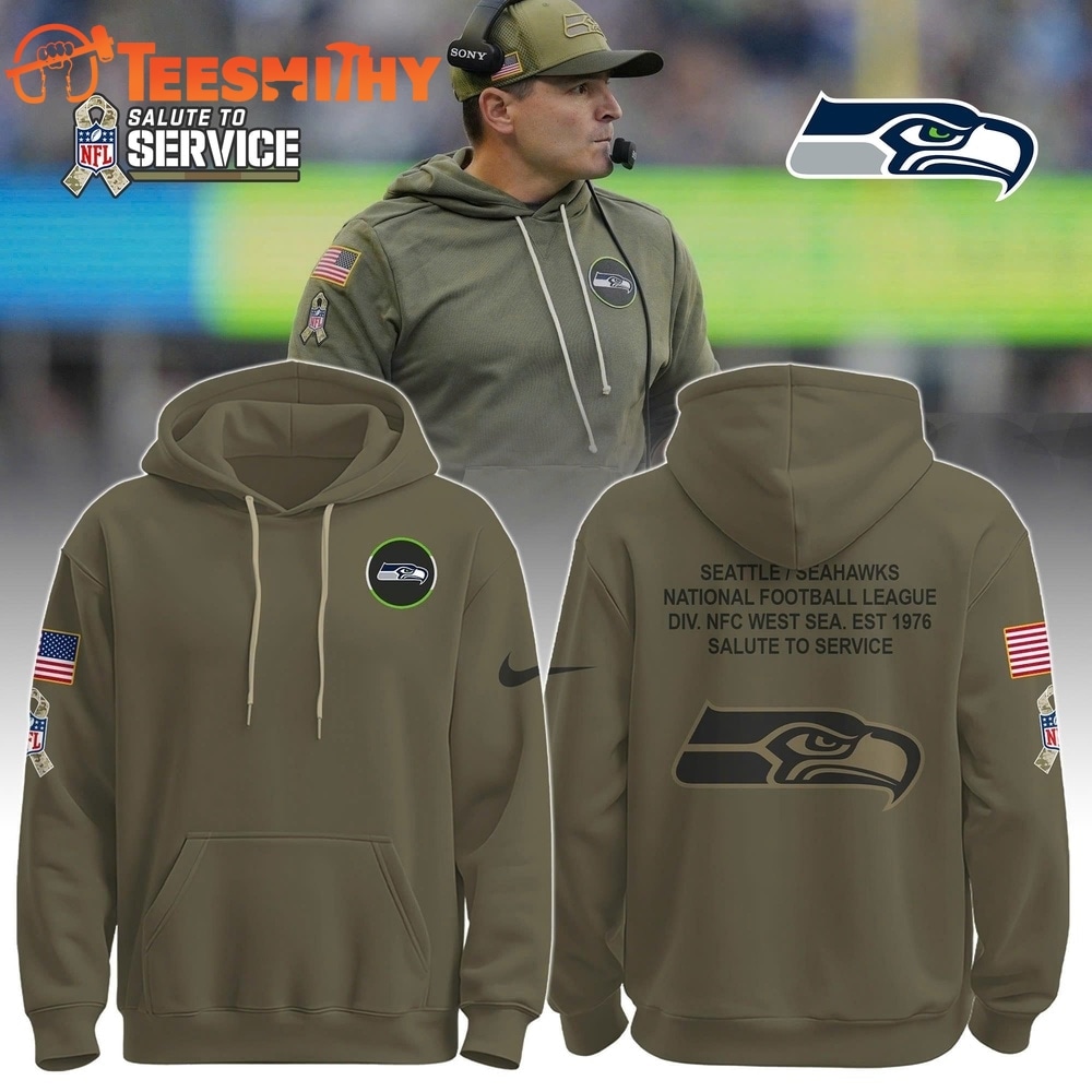 Seattle Seahawks NFL US Veterans Salute To Service 2026 Hoodie Shirt
