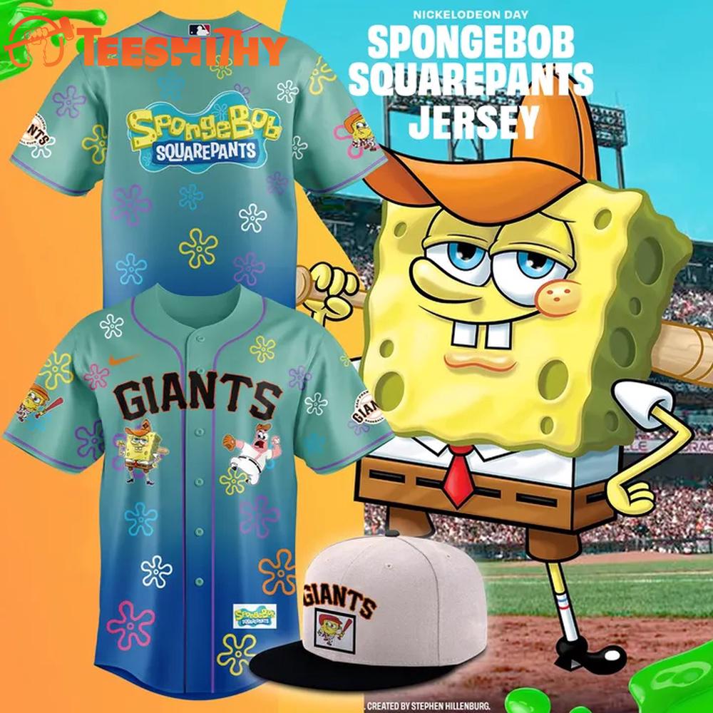 SF Giants x SpongeBob SquarePants 2026 Baseball Jersey