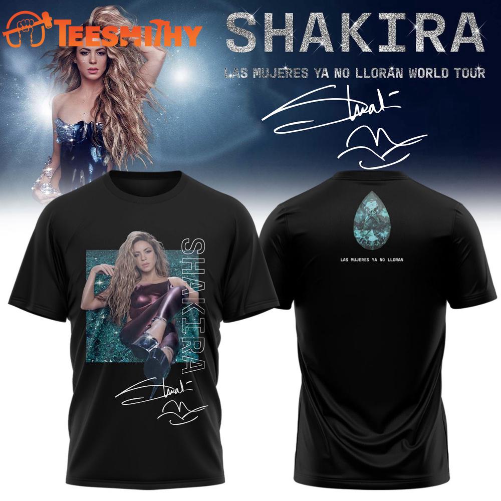 Shakira Las Mujeres Ya No Lloran World Tour 2026 All Over Print T Shirt 1 Shakira Las Mujeres Ya No Lloran World Tour 2026 All Over Print T Shirt
