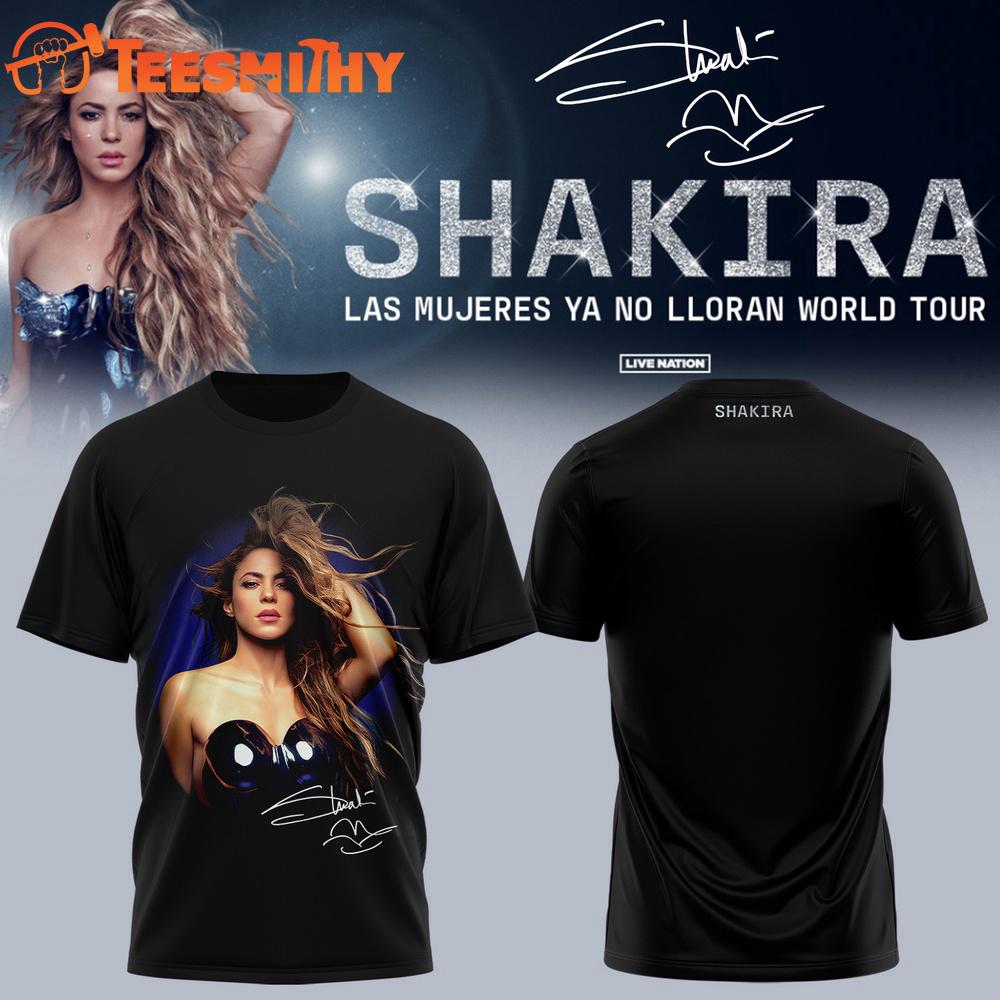 Shakira Las Mujeres Ya No Lloran World Tour 2026 Signature Graphic Limited Edition T Shirt 1 Shakira Las Mujeres Ya No Lloran World Tour 2026 Signature Graphic Limited Edition T Shirt