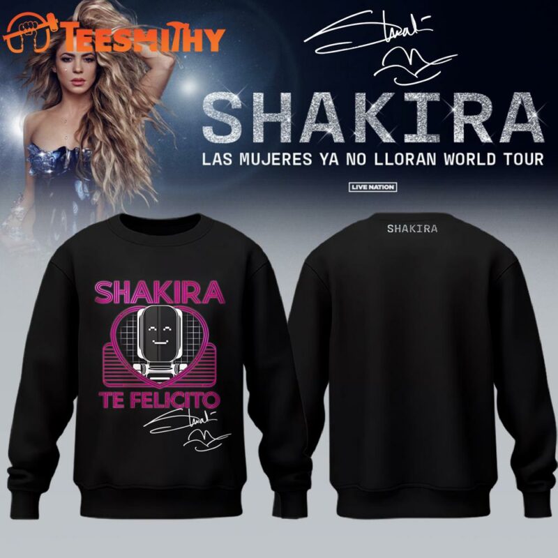 Shakira Las Mujeres Ya No Lloran World Tour 2026 Signature Sweatshirt