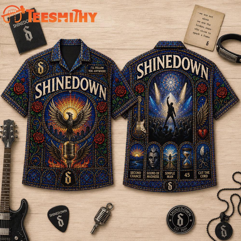 Shinedown Vintage Music Summer Hawaiian Shirt