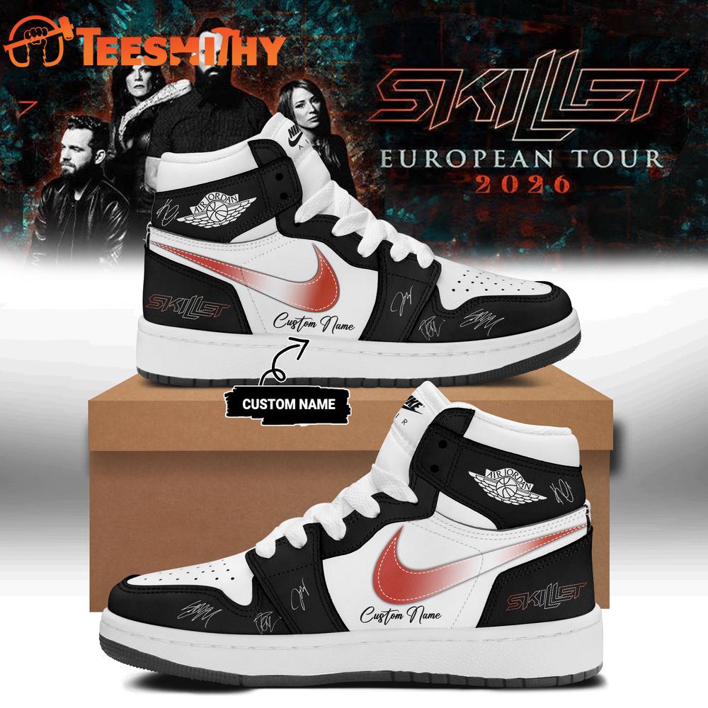 SKILLET EUROPEAN TOUR 2026 Limited Edition Signature Air Jordan 1 Shoes