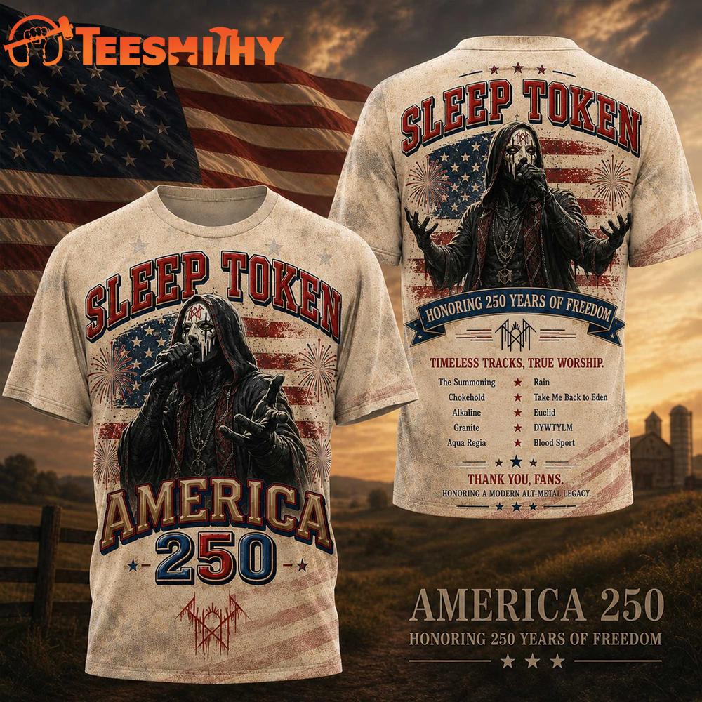 Sleep Token Honoring 250 Years of America 3D Shirt