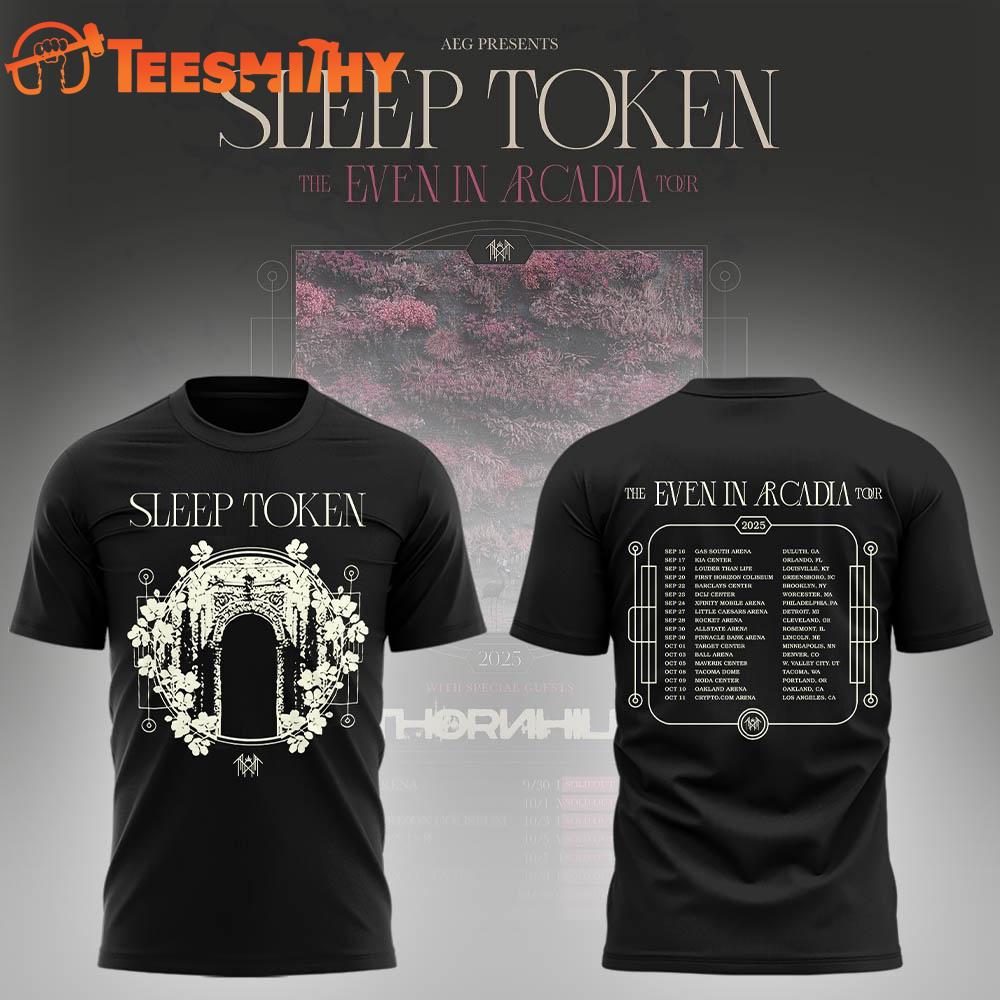 Sleep Token The Even in Arcadia Tour 2025 Black 3D Shirt