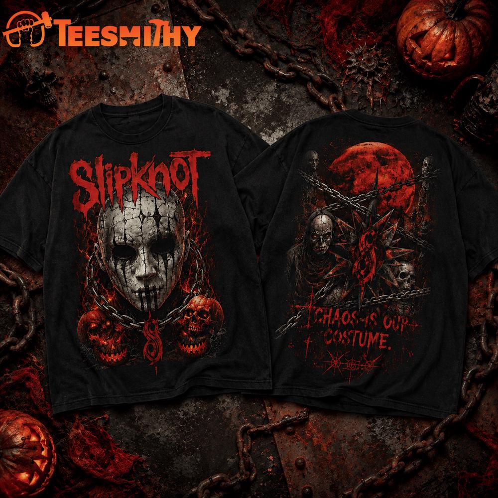 Slipknot Chaos is Our Costume Halloween 2026 T Shirt