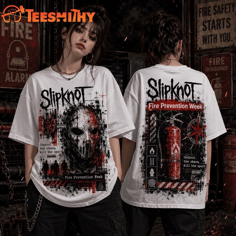 Slipknot Fire Prevention Week Industrial 3D Shirt