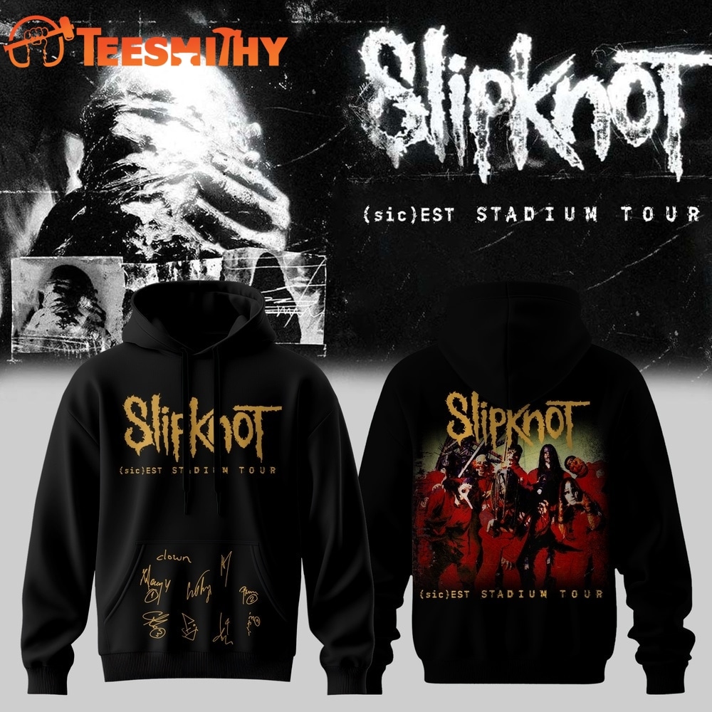 Slipknot sic est Stadium Tour 2027 Graphic Signature Hoodie