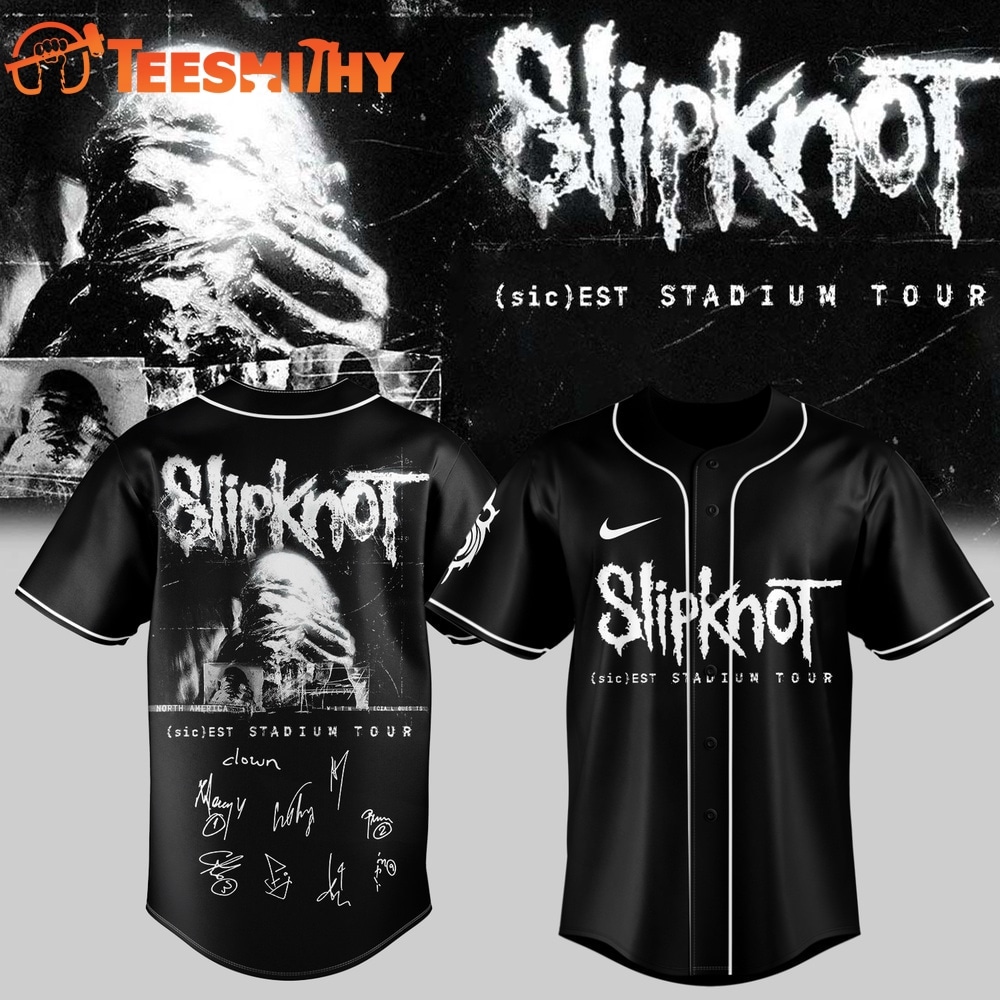 Slipknot sic est Stadium Tour Limited Edition Signature Baseball Jersey