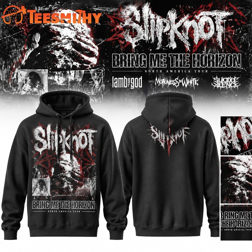 Slipknot Stadium Tour 2027 Born From Chaos 3D Hoodie