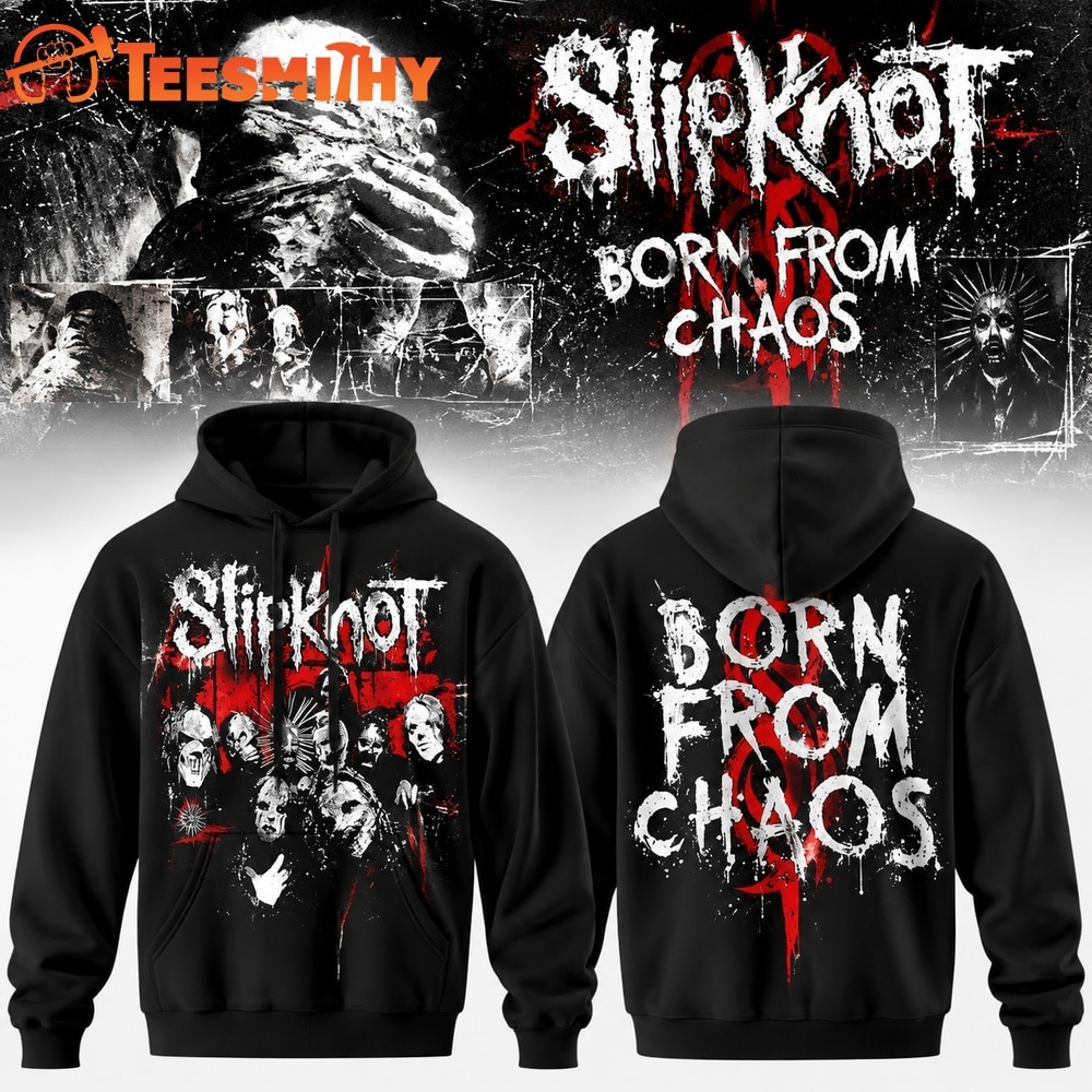 Slipknot Stadium Tour 2027 Born From Chaos Limited Edition Hoodie