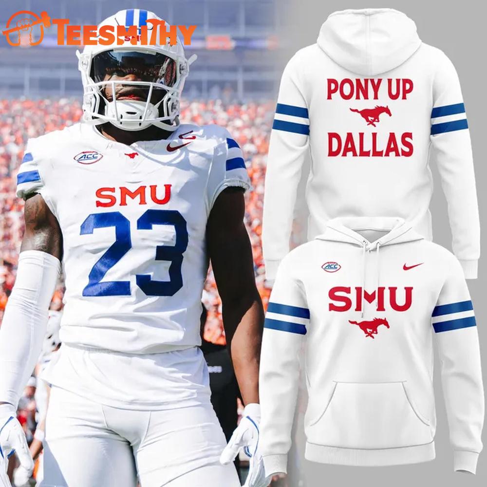 SMU Mustangs Football White Out 2025 Limited Edition Hoodie SMU Mustangs Football White Out 2025 Limited Edition Hoodie