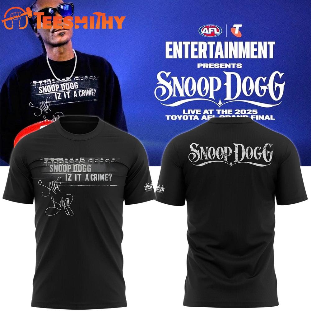 Snoop Dogg Is It A Crime 2025 T Shirt Snoop Dogg Is It A Crime 2025 T Shirt