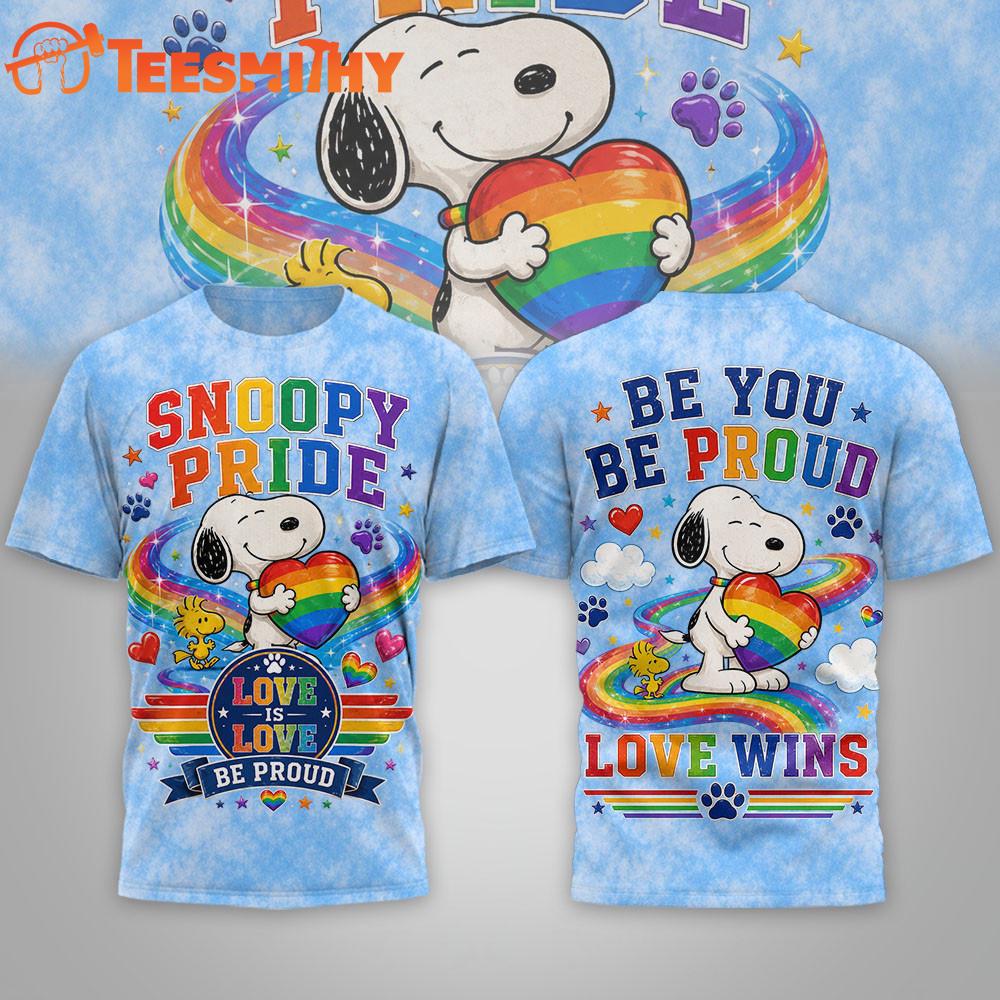 Snoopy 2026 Pride Month 3D Shirt