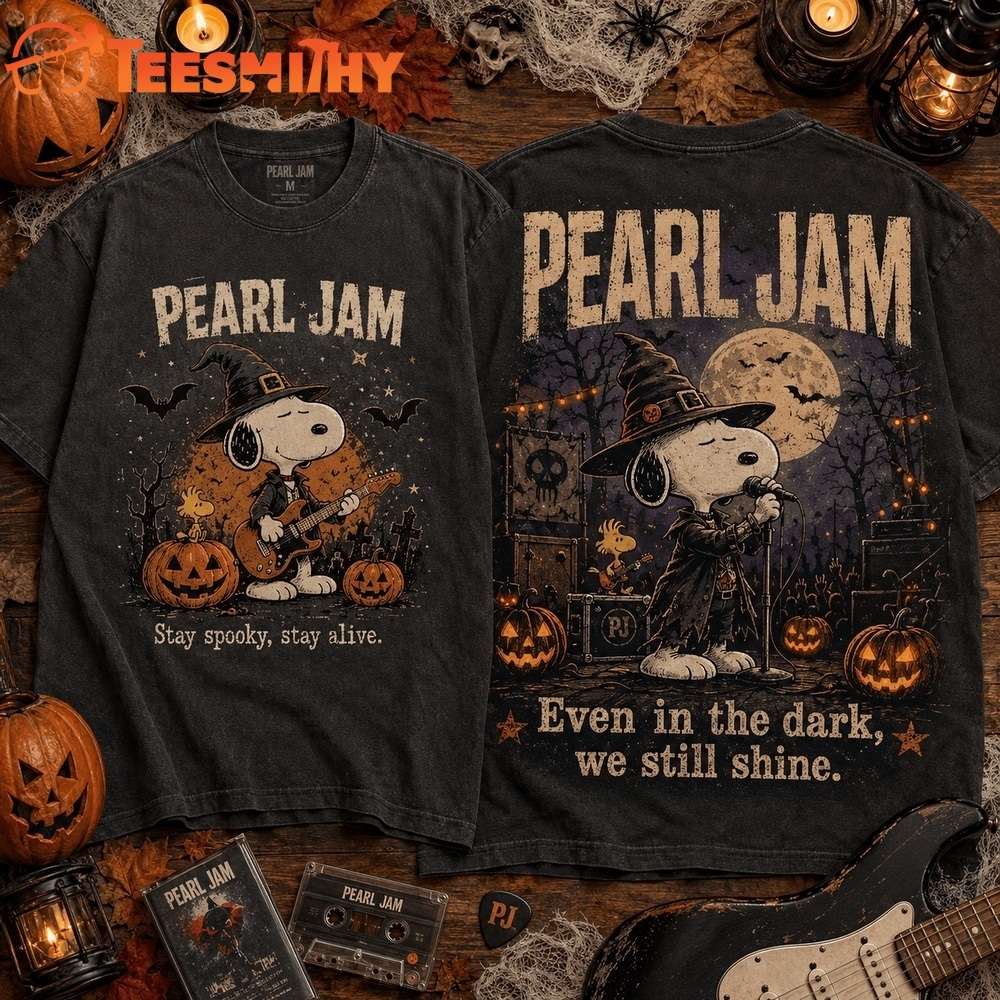 Snoopy Midnight Jam Halloween 3D Shirt