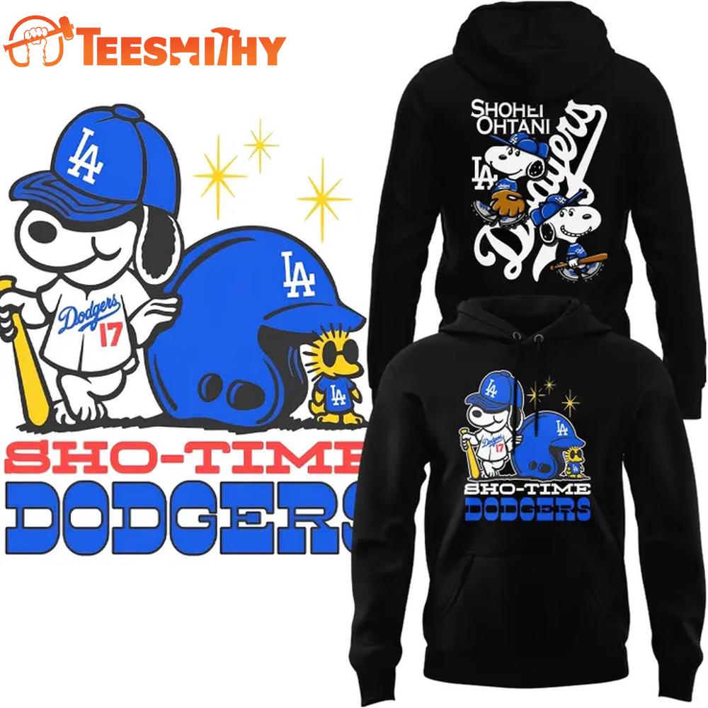 Snoopy SHO-TIME Los Angeles Dodgers Hoodie