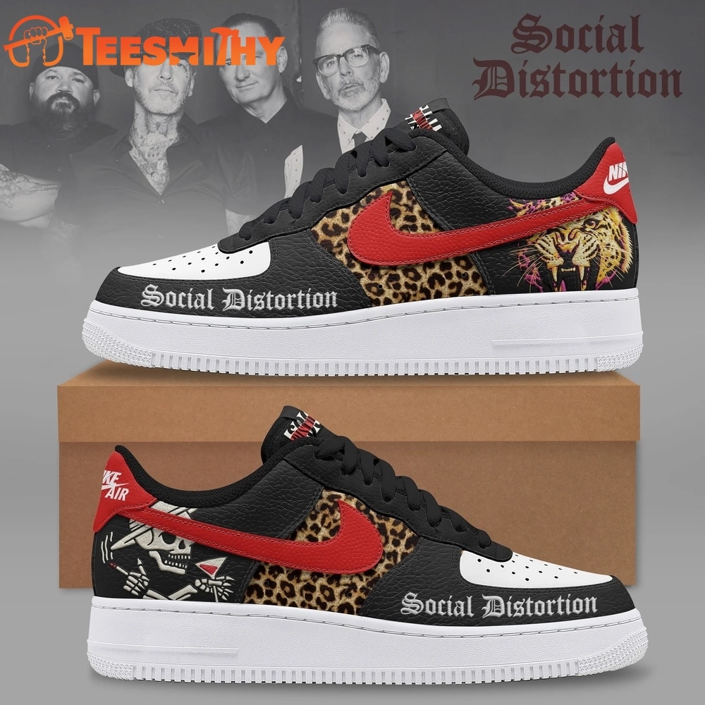 Social Distortion Punk Rock Custom Air Force 1 Shoes