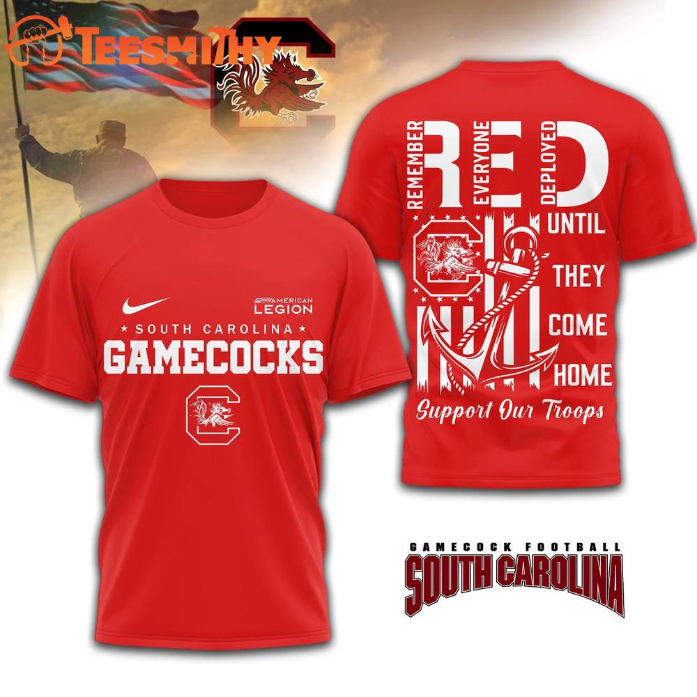 South Carolina Gamecocks 2026 NCAA Red Friday 3D T Shirt