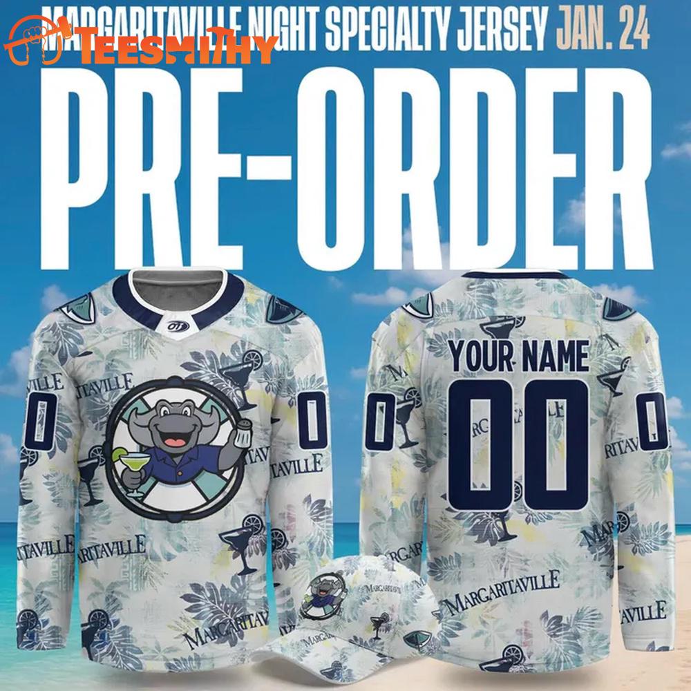 South Carolina Stingrays Margaritaville Night Special 2025 Hockey Jersey