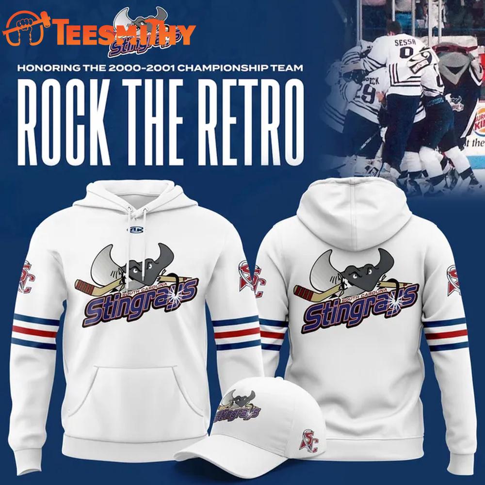 South Carolina Stingrays Rock the Retro 2025 Hoodie
