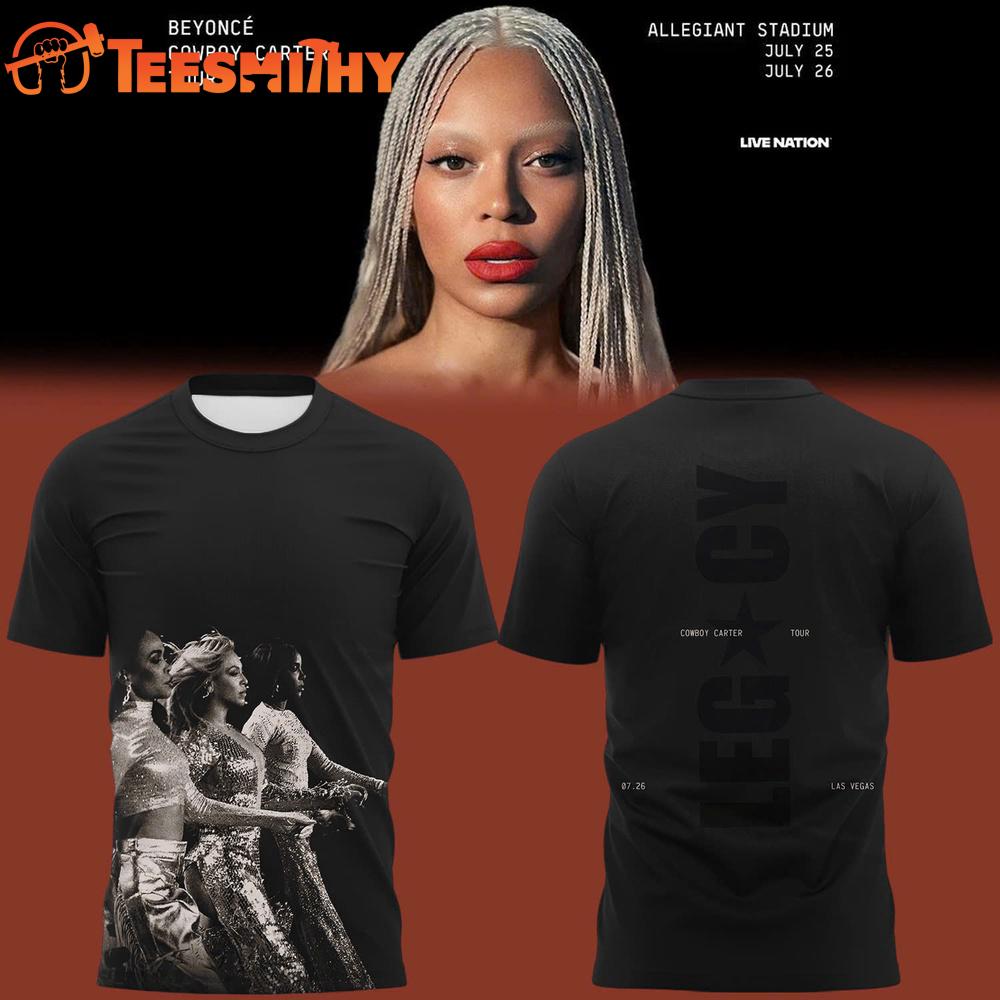 Special 2025 Beyonce Kelly Michelle Cowboy Carter Tour Las Vegas 2025 Graphic 3D Shirt Special 2025 Beyonce Kelly Michelle Cowboy Carter Tour Las Vegas 2025 Graphic 3D Shirt