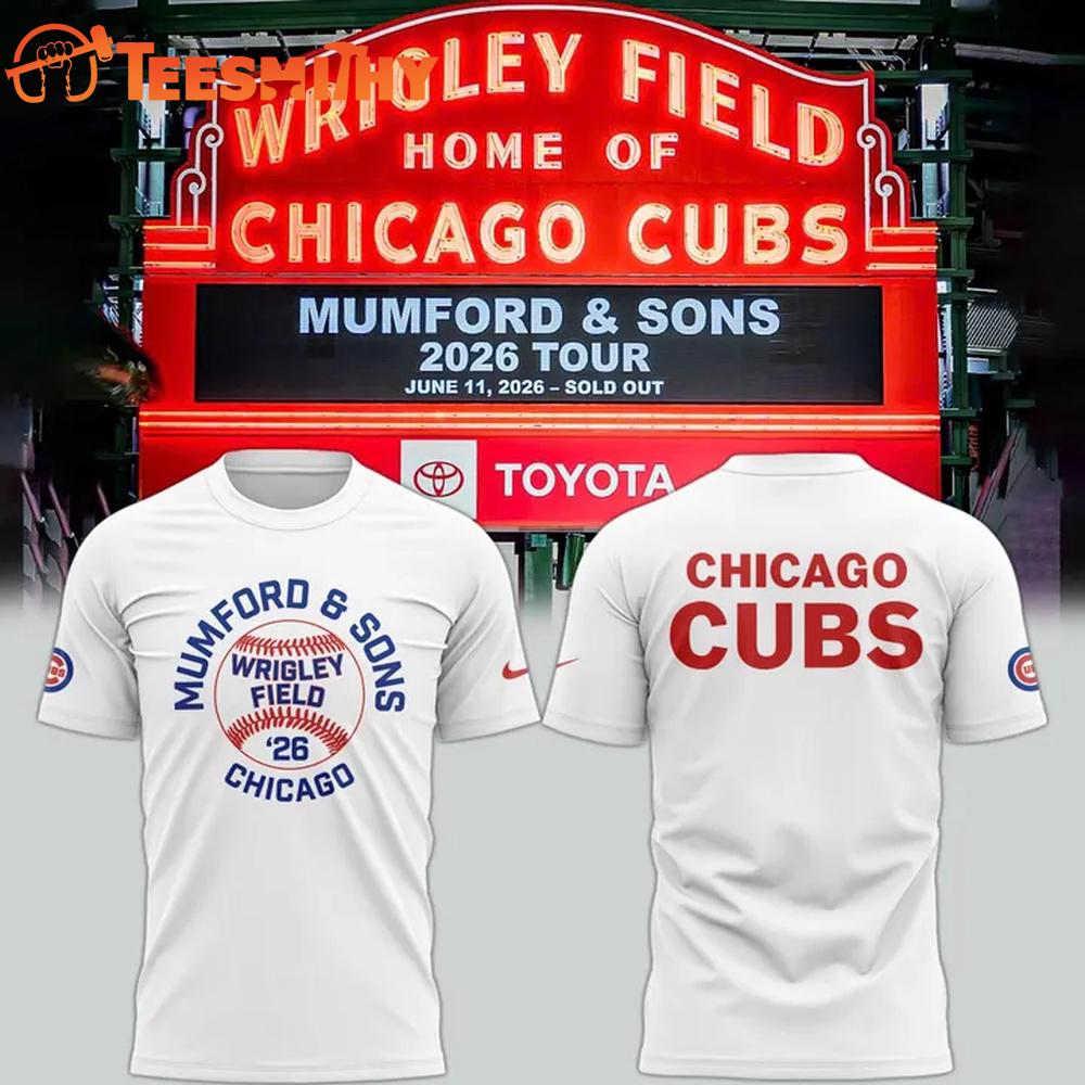 Special 2026 Chicago Cubs x Mumford & Sons T-Shirt