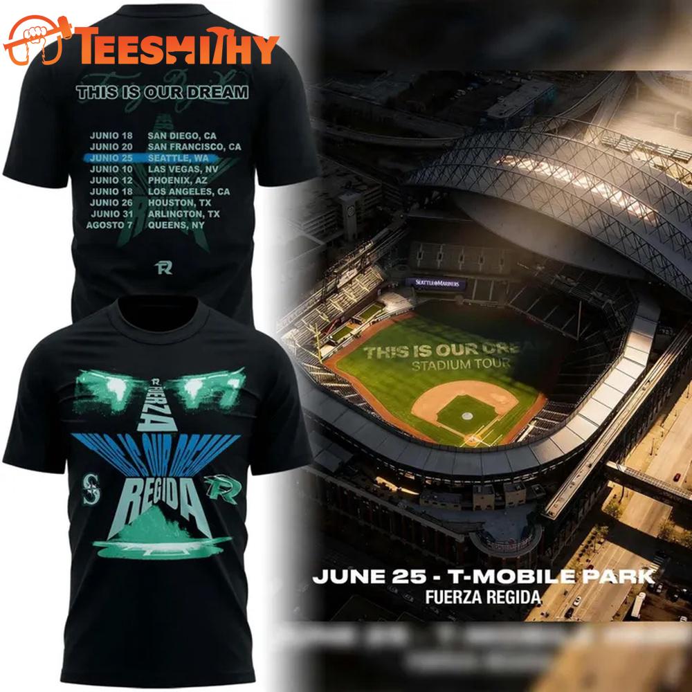 Special 2026 Fuerza Regida x Seattle Mariners T-Shirt