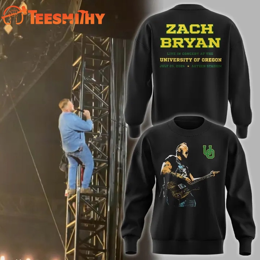 Special 2026 Zach Bryan x Oregon Ducks Sweatshirt