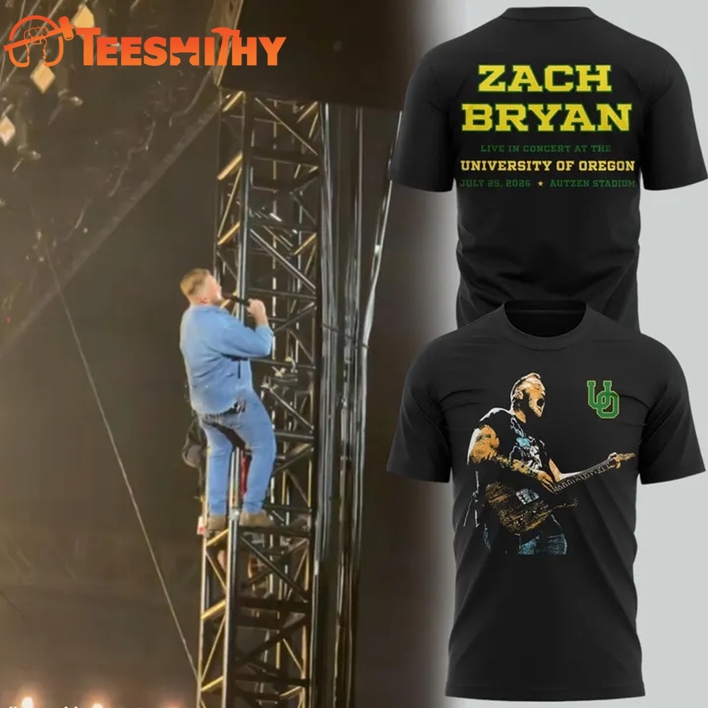 Special 2026 Zach Bryan x Oregon Ducks T Shirt