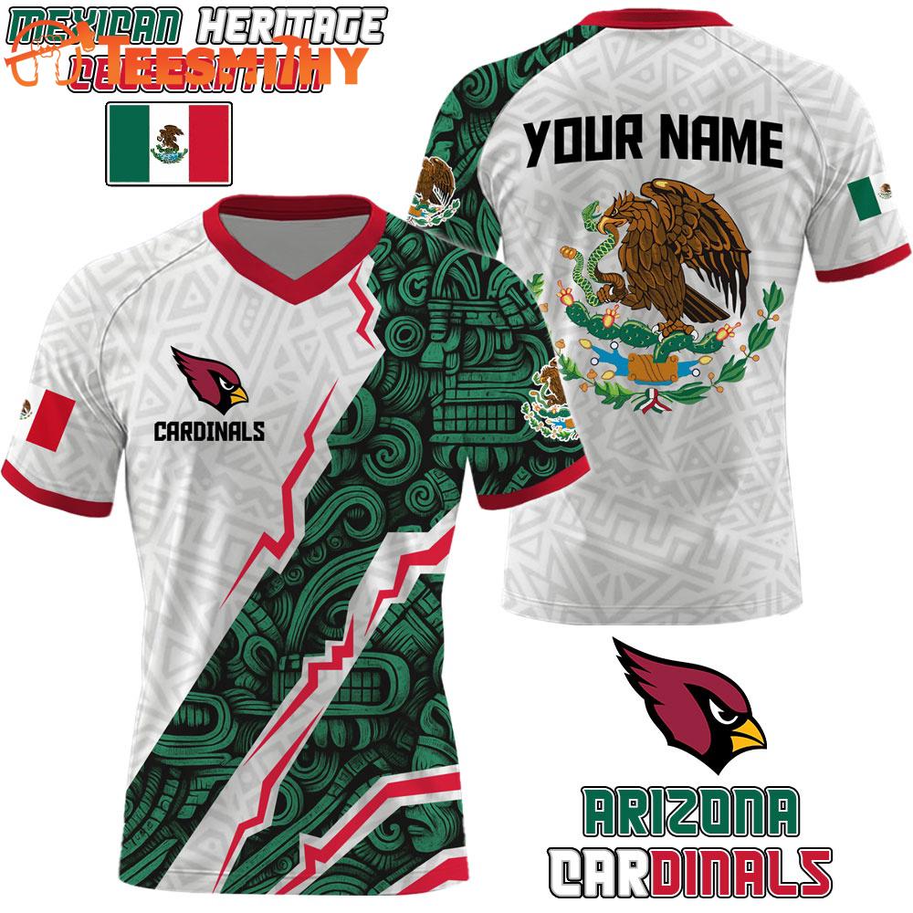 Special Edition 2025 Arizona Cardinals x Mexican Heritage Celebration Custom Football Jersey