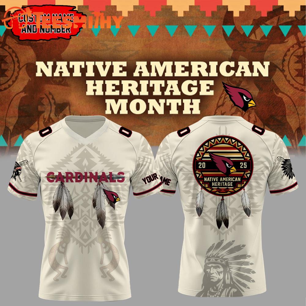 Special Edition 2025 Arizona Cardinals x Native American Custom Football Jersey