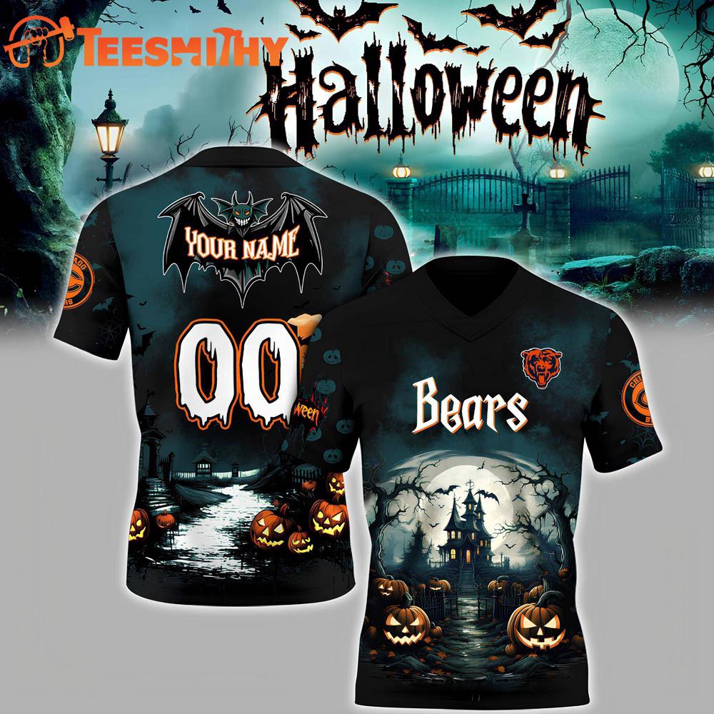 Special Edition 2025 Chicago Bears x Halloween Custom Football Jersey