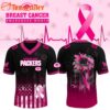 Special Edition 2025 Green Bay Packers x Breast Cancer Awareness Month Color Custom Football Jersey