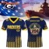 Special Edition 2025 Green Bay Packers x U.S Navy 250th Birthday Custom Football Jersey