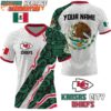Special Edition 2025 Kansas City Chiefs x Mexican Heritage Celebration Custom Football Jersey