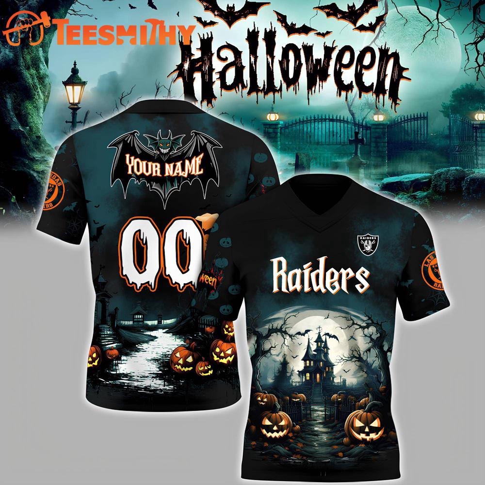 Special Edition 2025 Las Vegas Raiders x Halloween Custom Football Jersey