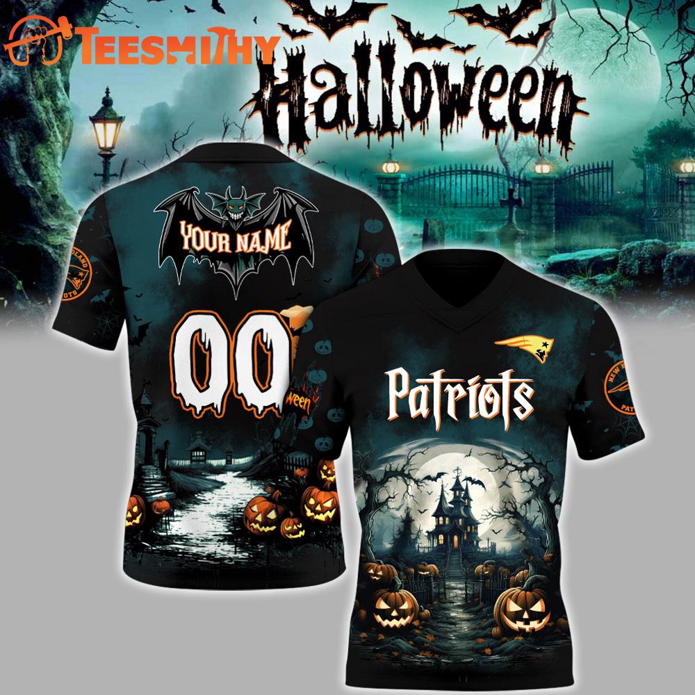 Special Edition 2025 New England Patriots x Halloween Custom 3D Shirt