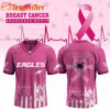 Special Edition 2025 Philadelphia Eagles x Breast Cancer Awareness Month Custom Football Jersey