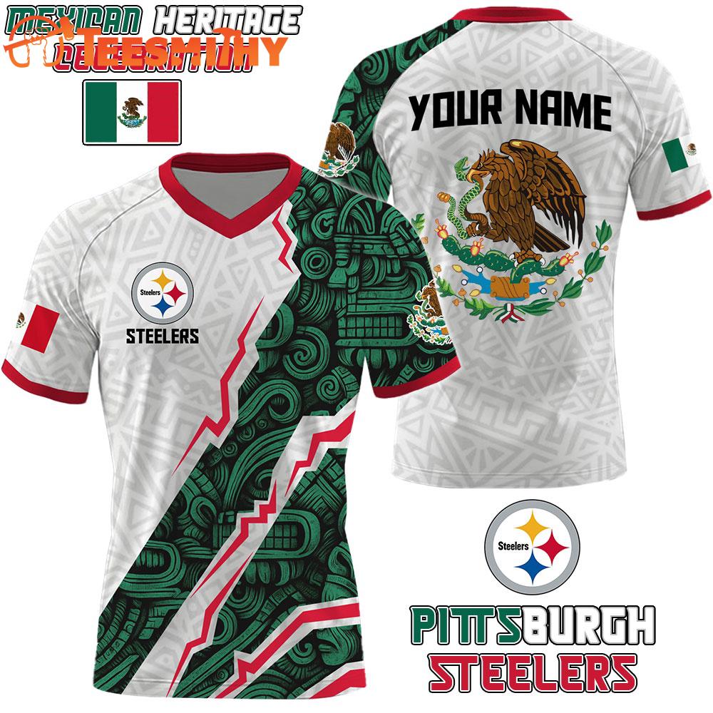 Special Edition 2025 Pittsburgh Steelers x Mexican Heritage Celebration Custom Football Jersey