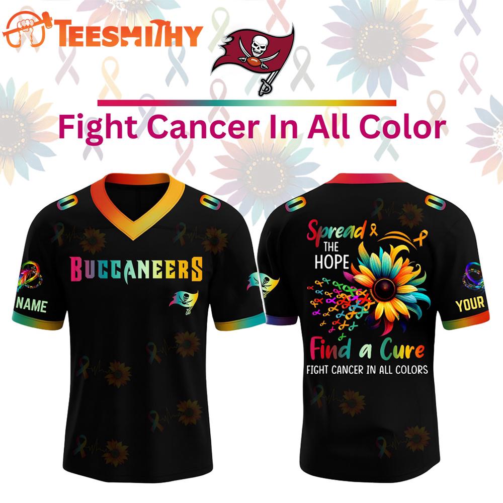 Special Edition 2025 Tampa Bay Buccaneers x Breast Cancer Awareness Month Color Custom Football Jersey