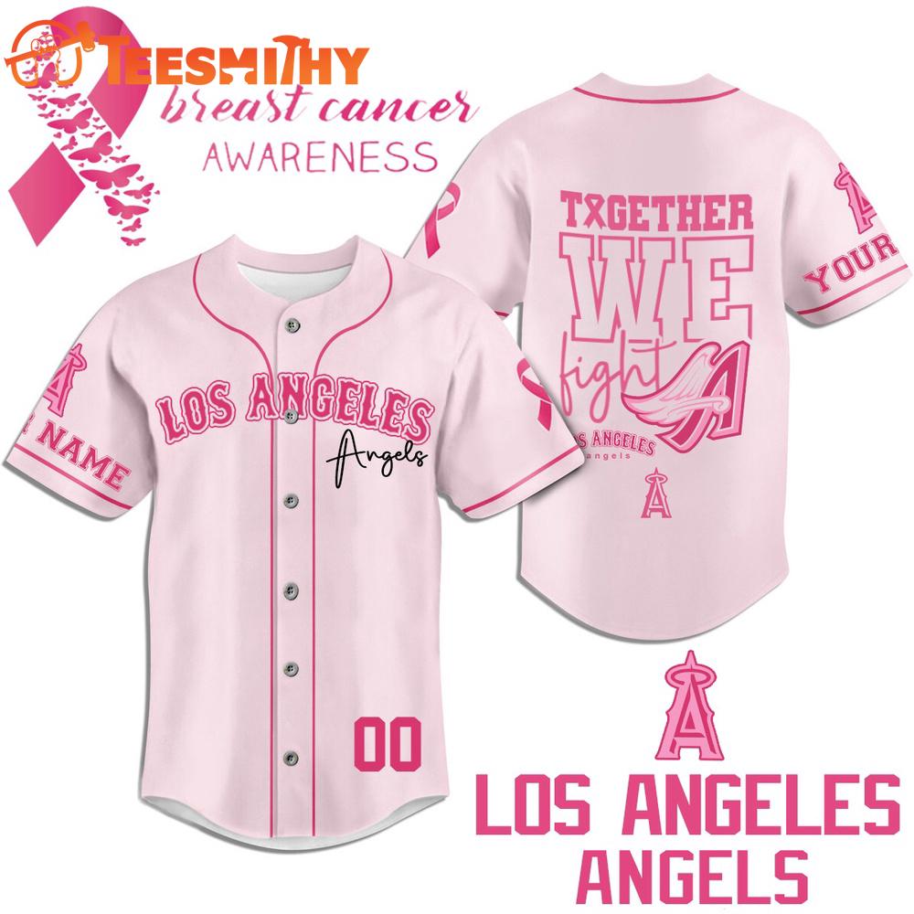 Special Edition Breast Cancer Awareness x Los Angeles Angels Baseball Jersey