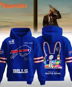 Special Edition Buffalo Bills x Bad Bunny Halftime Show 2026 Customized Hoodie Shirt