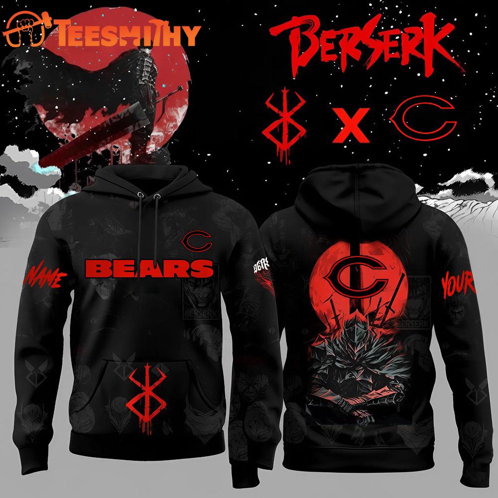 Special Edition Chicago Bears x Berserk Custom Hoodie Shirt