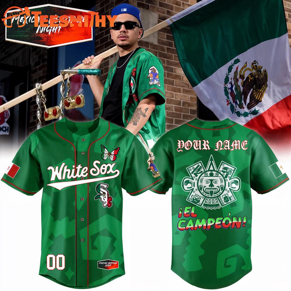 Special Edition Chicago White Sox x Mexican Heritage Celebration Custom Baseball Jersey