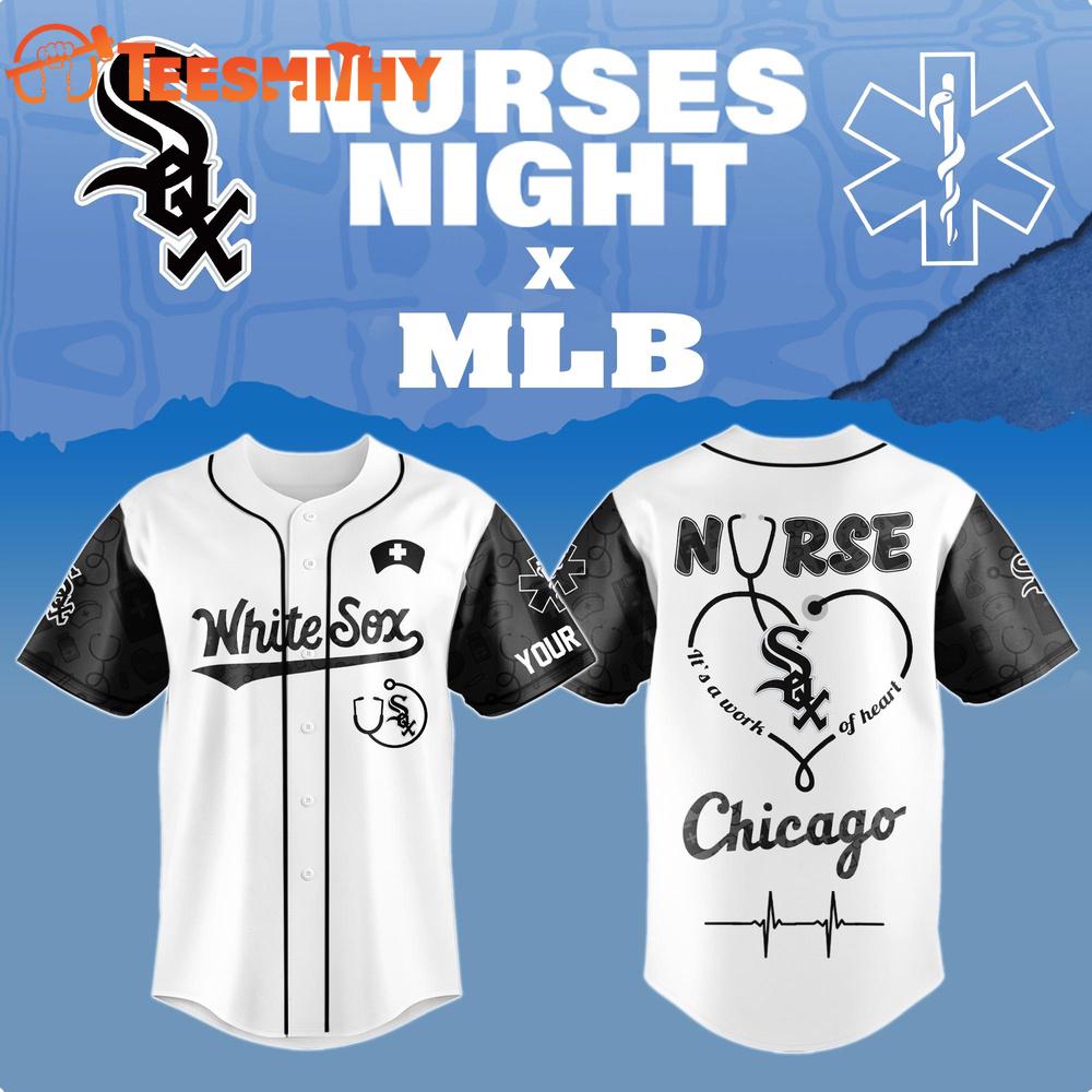 Special Edition Chicago White Sox x Nurses Night Custom Baseball Jersey