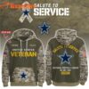Special Edition Dallas Cowboys x Salute To Veterans Hoodie Shirt Special Edition Dallas Cowboys x Salute To Veterans Hoodie Shirt