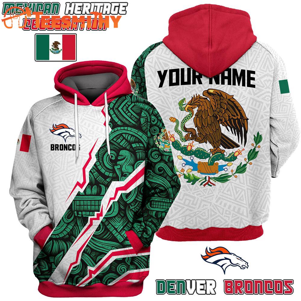 Special Edition Denver Broncos x Mexican Heritage Celebration Custom Hoodie Shirt