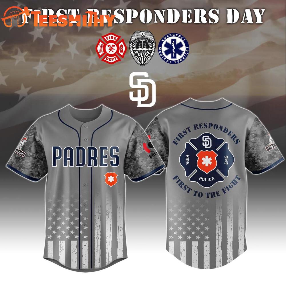 Special Edition FIRST RESPONDERS x San Diego Padres Baseball Jersey